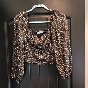 Stylish Black Floral Women's Top ASTR The Label